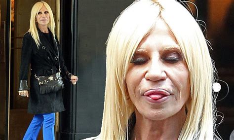 donatella versace no makeup